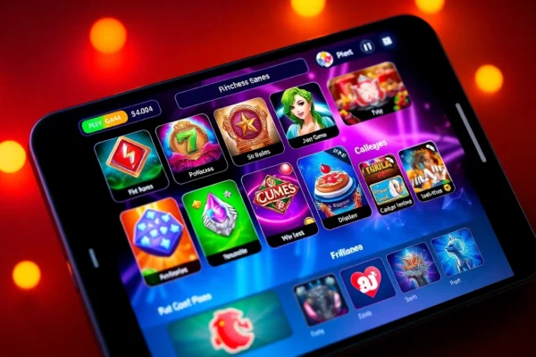 Screenshot of the ck4444 com app interface highlighting seamless navigation and popular casino games for online gambling enthusiasts.