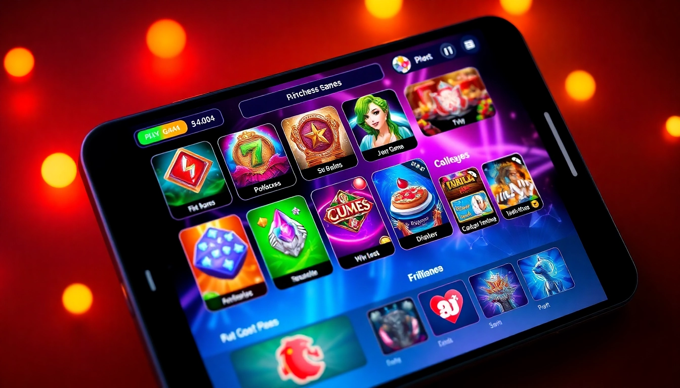 Screenshot of the ck4444 com app interface highlighting seamless navigation and popular casino games for online gambling enthusiasts.