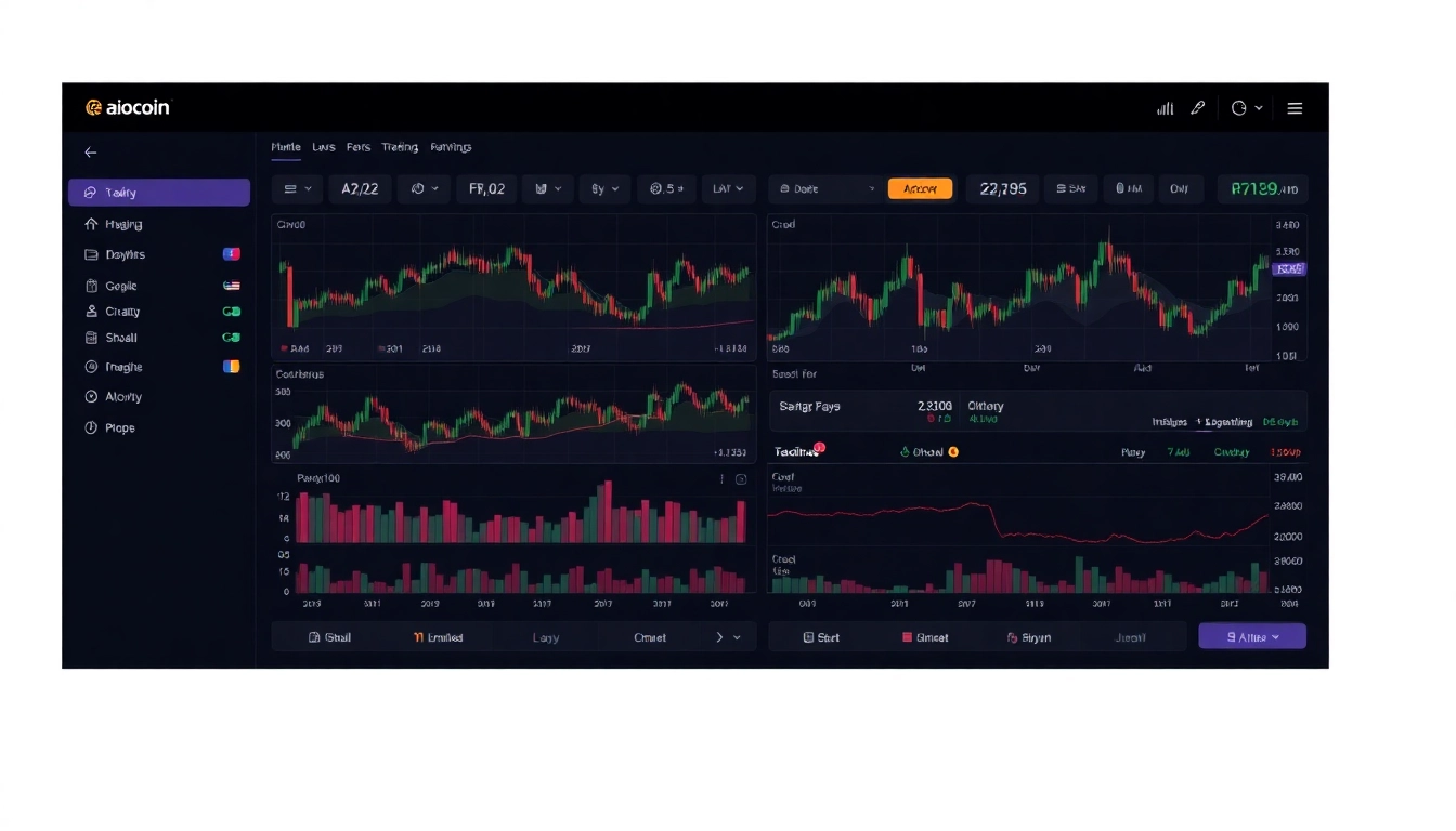Real-time aicoin trading platform with advanced charts and security features, designed for seamless asset monitoring.