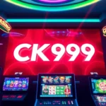 CK999 online casino platform showing live betting and popular slot games, highlighting user engagement in a sleek interface.