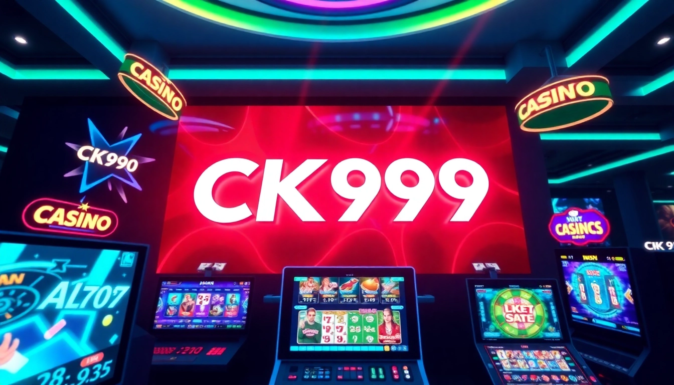 CK999 online casino platform showing live betting and popular slot games, highlighting user engagement in a sleek interface.