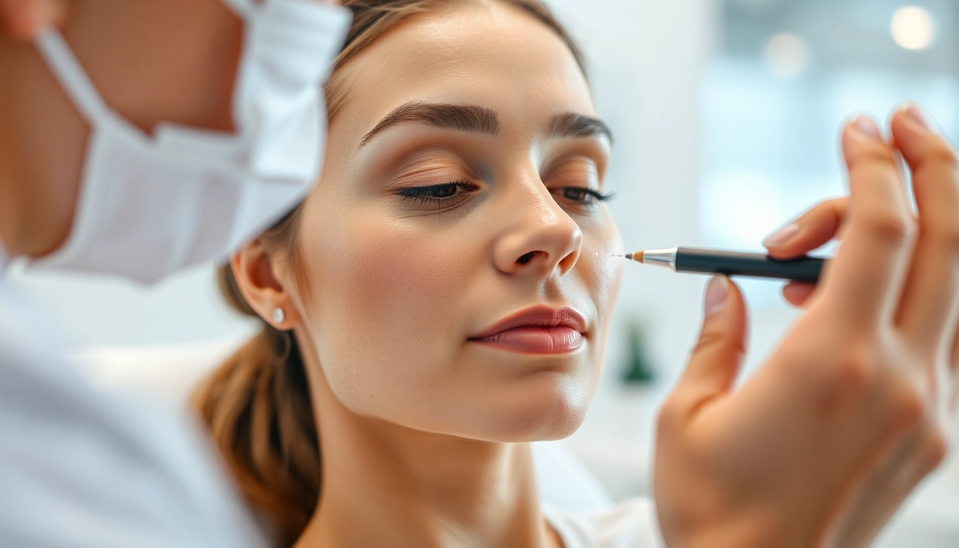 Botox Zürich: Experienced specialistconsults patient on facial rejuvenation with Botox at SW BeautyBar.
