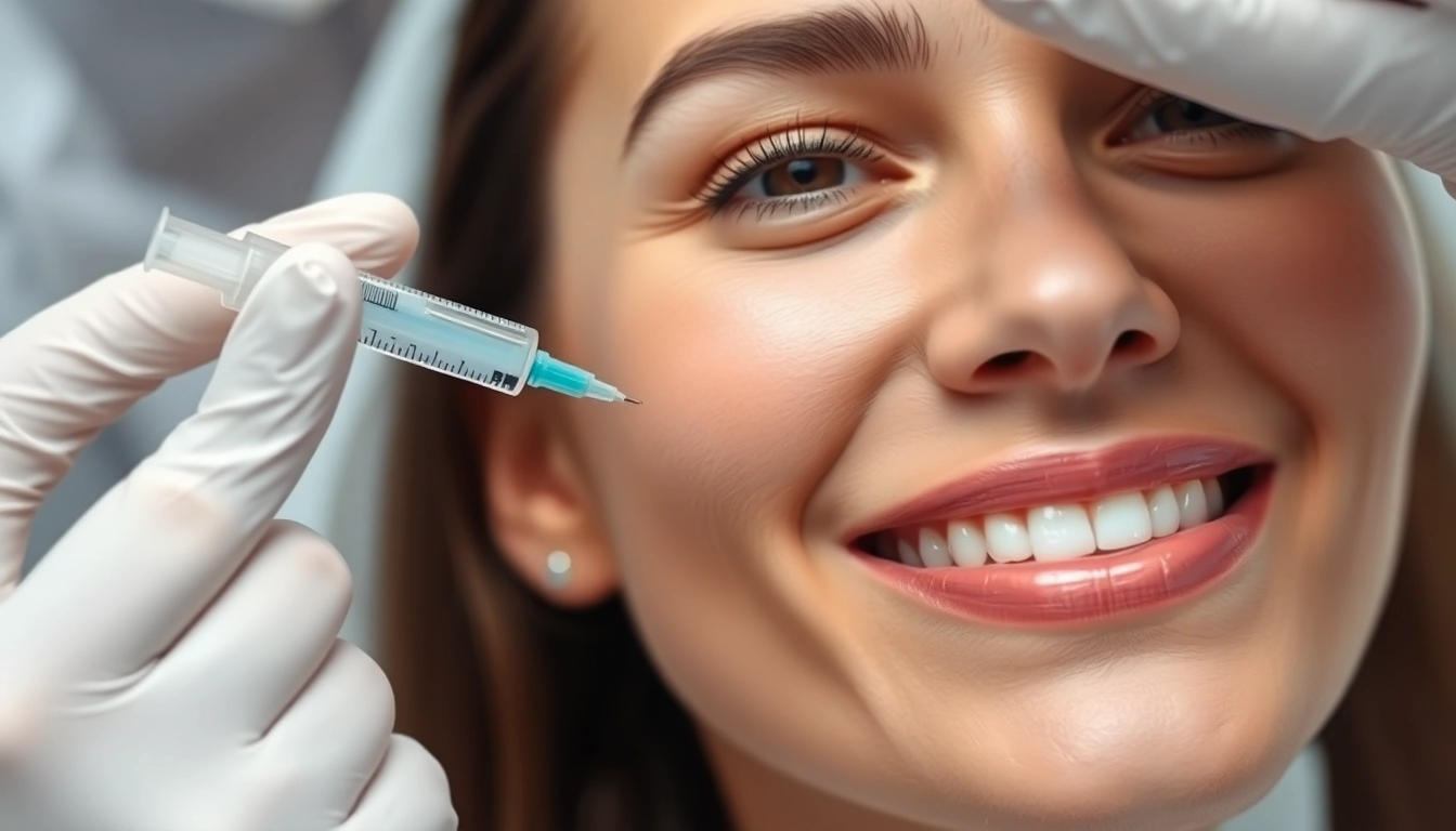 Botox Behandlung für glatte Haut: Fachgerechte Injektion in entspannter Atmosphäre stellt natürliche Schönheit in den Mittelpunkt.