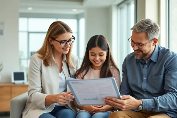 Private Health Insurance Cost: Real-World Plans, Year-Round Enrollment, and Family Coverage Private health insurance cost: family reviews plans with an advisor in a bright office.